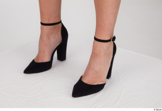 Babbie black high heels sandals business foot shoes 0008.jpg